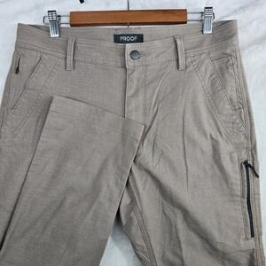 PROOF EDC Rover Mens Pants Tan 33x32 Stretch Cargo‎ Hiking Outdoor Huckberry NEW
